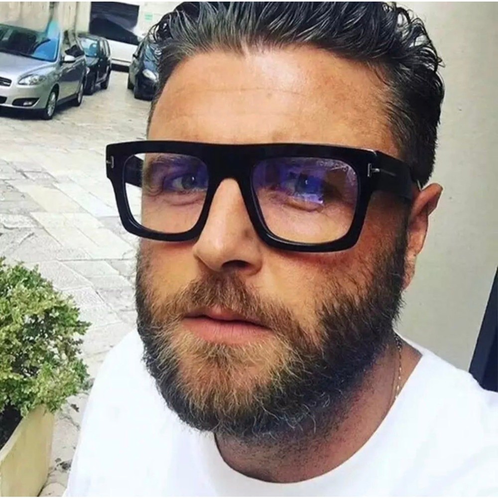 Retro Square Glasses Frames Men Women  Men Vintage Transparent Computer Glasses